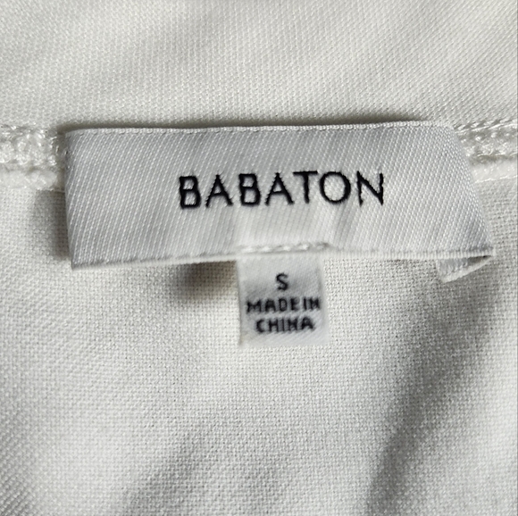 Aritzia Babaton Oversized Fundamental White T-shirt with Pocket - Picture 2 of 4